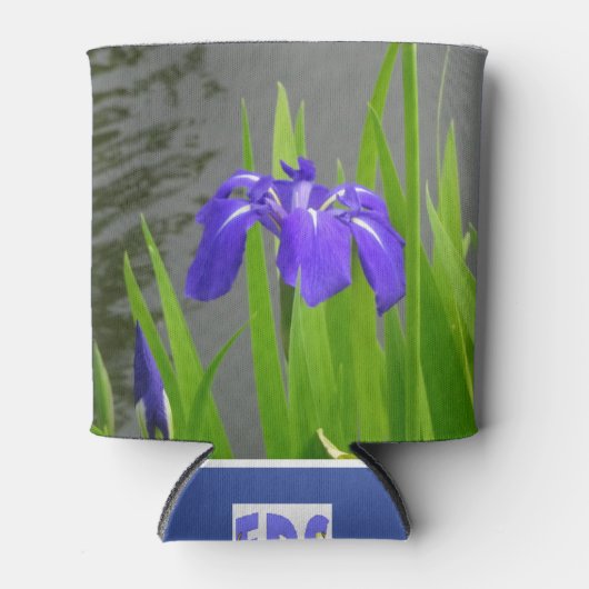 Rafraîchisseur Pour Canette Refroidisseur de canette Iris Bleu (Devant)