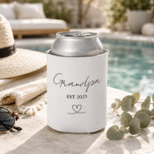 Refroidisseur de canette personnalisé année de gra