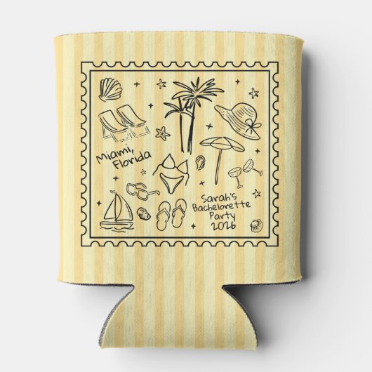 Rafraîchisseur Pour Canette Refroidisseur de canette pour future mariée de pla (Dos)