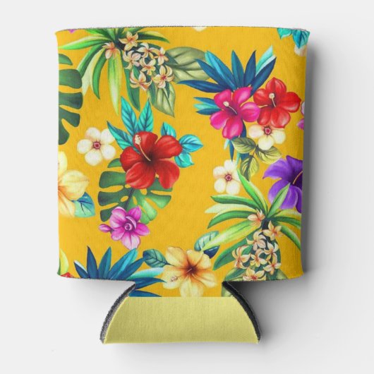 Rafraîchisseur Pour Canette Refroidisseur de canette tropical (Devant)