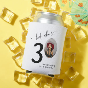 Rafraîchisseur Pour Canette Regarde qui a 30 ans ! 30e anniversaire photo mode