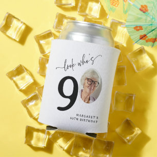 Rafraîchisseur Pour Canette Regardez qui a 90 ans ! Photo moderne pour les 90
