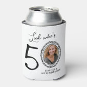 Rafraîchisseur Pour Canette Regardez qui est cinquante Photo 50e anniversaire (Can devant)