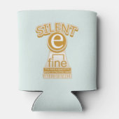 Rafraîchisseur Pour Canette Règle de phonie en anglais Silent E (Dos)