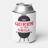 Rafraîchisseur Pour Canette Reine Du Grill, Rouge Couronne Rose (Can Dos)