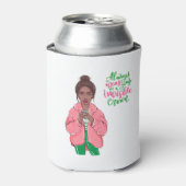 Rafraîchisseur Pour Canette Reine rose et verte (Can devant)