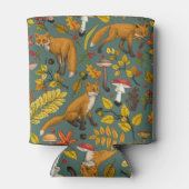 Rafraîchisseur Pour Canette Renard d'automne sur pin vert (Dos)