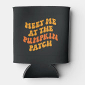 Rafraîchisseur Pour Canette Rencontrez-Moi Au Patch Citrouille (Devant)