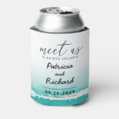 Rafraîchisseur Pour Canette Rencontrez-Nous Dans Mariage Destination Turquoise (Can Dos)