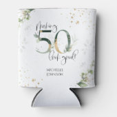 Rafraîchisseur Pour Canette Rendre 50 apparence bon vert or botanique Annivers (Devant)