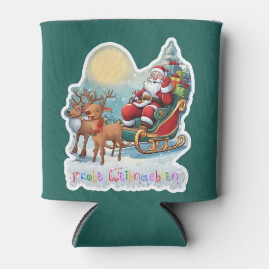 Rafraîchisseur Pour Canette Rentierschlitten mit Rudi -  (Devant)