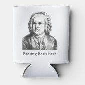 Rafraîchisseur Pour Canette Repose Bach Face Compositeur de musique classique (Devant)