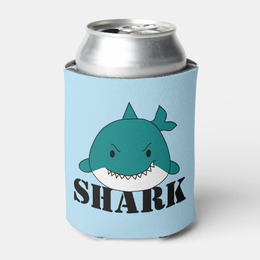 Rafraîchisseur Pour Canette Requin bleu amusant (Can devant)