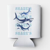 RAFRAÎCHISSEUR  POUR CANETTE REQUINS, REQUINS, REQUINS, STYLE (Dos)