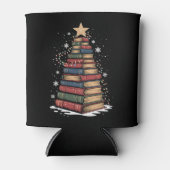 Rafraîchisseur Pour Canette Réserver Noël Arbre enseignant Bibliothécaire Noël (Devant)