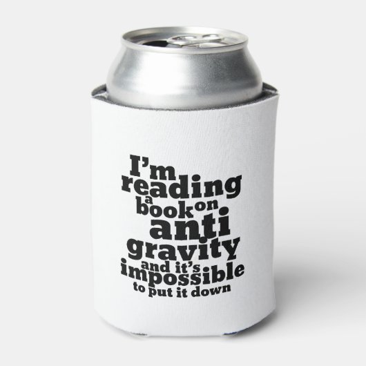 Rafraîchisseur Pour Canette Réserver sur Anti Gravity Funky Science Geek Puns (Can devant)