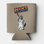 Rafraîchisseur Pour Canette Résister Statue de la Liberté Féministe Cadeau (Devant)