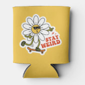 Rafraîchisseur Pour Canette Restez bizarre Skateboard Daisy (Devant)