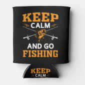 Rafraîchisseur Pour Canette Restez Calme Et Allez Pêcher (Devant)