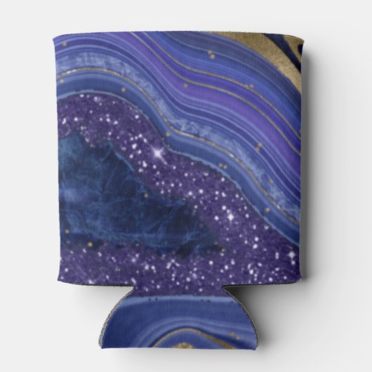 Rafraîchisseur Pour Canette Résumé Mariage Agate Hubby Minuit ID827 (Dos)