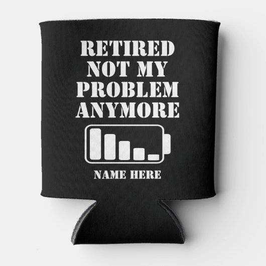 RAFRAÎCHISSEUR  POUR CANETTE RETIRÉ PAS MON PROBLÈME PLUS FUNNY BATTERIE (Devant)