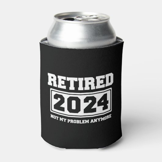Rafraîchisseur Pour Canette Retraité 2024 Pas mon problème plus (Can devant)