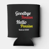 Rafraîchisseur Pour Canette Retraite Année Adieu Tension Bonjour Pension Gen X (Dos)