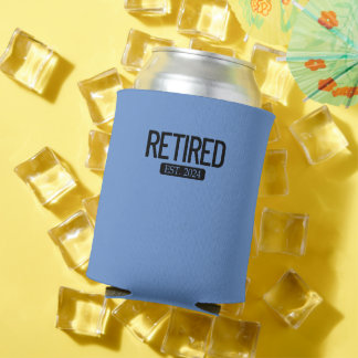 Rafraîchisseur Pour Canette Retraité Est. 2024 Retraite professionnelle Drôle 