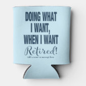 Rafraîchisseur Pour Canette Retraite Faire Ce Que Je Veux Marine (Devant)