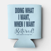 Rafraîchisseur Pour Canette Retraite Faire Ce Que Je Veux Marine (Dos)