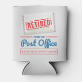 Rafraîchisseur Pour Canette Retraité Poste Travailleur Mailman Parti de retrai (Devant)