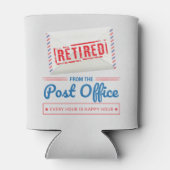 Rafraîchisseur Pour Canette Retraité Poste Travailleur Mailman Parti de retrai (Dos)