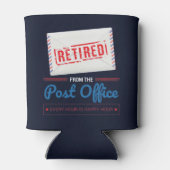 Rafraîchisseur Pour Canette Retraité Poste Travailleur Mailman Parti de retrai (Dos)