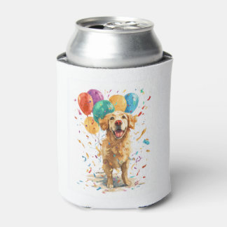 Rafraîchisseur Pour Canette Retriever clown � chien de cirque avec ballons
