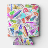 Rafraîchisseur Pour Canette Retro 80's 90's Summer Beach Collage Motif (Dos)