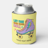 Rafraîchisseur Pour Canette Retro 90's Let Good Times Roll Patins Nom (Can devant)