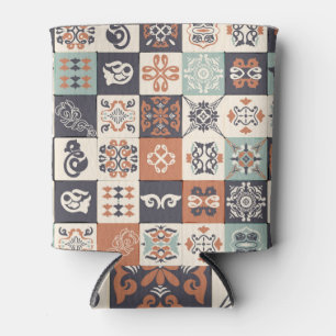 Rafraîchisseur Pour Canette Retro Azulejos : Motif de carreaux de Lisbonne