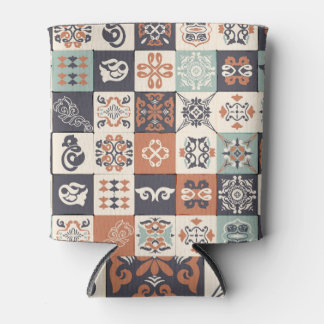 Rafraîchisseur Pour Canette Retro Azulejos : Motif de carreaux de Lisbonne