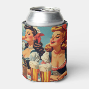 Rafraîchisseur Pour Canette Retro Beer Pin-ups