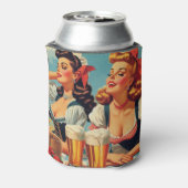 Rafraîchisseur Pour Canette Retro Beer Pin-ups (Can Dos)