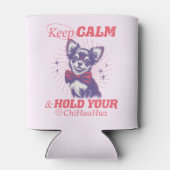Rafraîchisseur Pour Canette Retro Bowtie Chihuahua Graphisme - Conserver la ci (Dos)