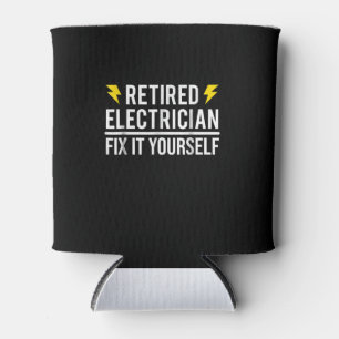 Rafraîchisseur Pour Canette Rétro Electrician Fix It Yourself Funny Venin