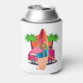Rafraîchisseur Pour Canette Retro Flamingo Surf Scene Beach Vibes (Can Dos)