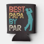 Rafraîchisseur Pour Canette Retro Golfer - Best Papa By Par (Dos)