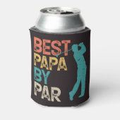 Rafraîchisseur Pour Canette Retro Golfer - Best Papa By Par (Can Dos)