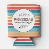Rafraîchisseur Pour Canette Retro Happy Physician Assistant Week (Dos)