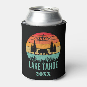 Rafraîchisseur Pour Canette Retro Lake Tahoe California Souvenir personnalisé