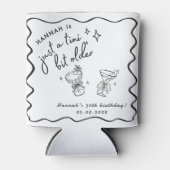 Rafraîchisseur Pour Canette Rétro Moderne A Tini Bit Ancien 30e anniversaire (Devant)