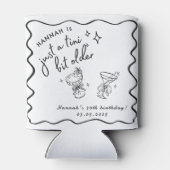 Rafraîchisseur Pour Canette Rétro Moderne A Tini Bit Ancien 30e anniversaire (Dos)