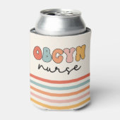 Rafraîchisseur Pour Canette Retro OBGYN Nurse (Can devant)